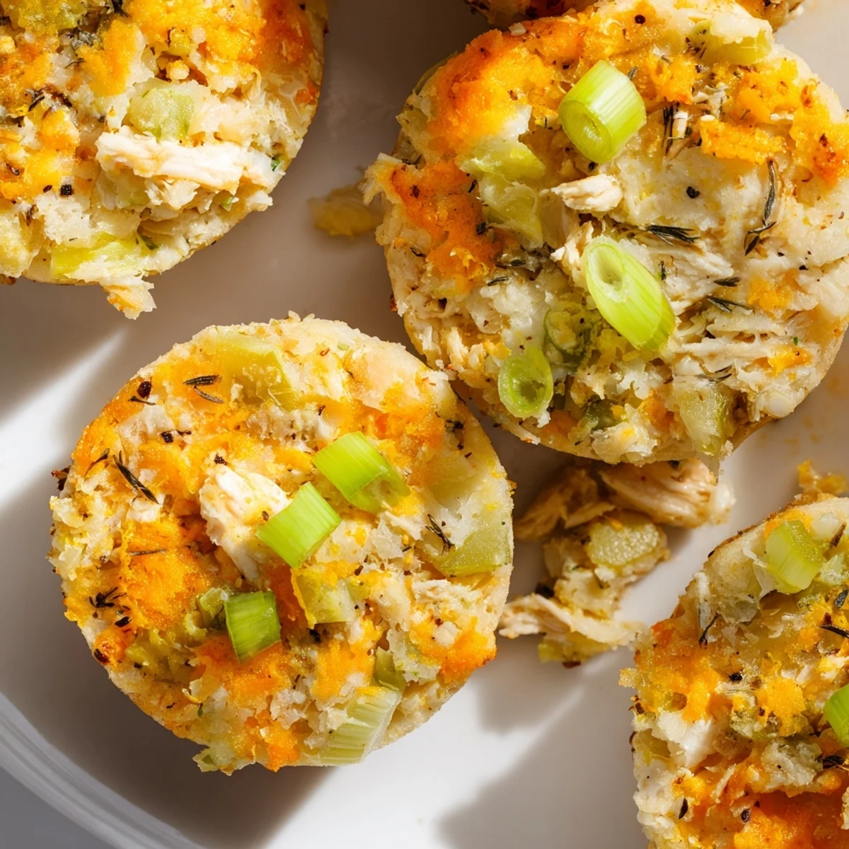 Golden-brown Buffalo Chicken Pickle Soda Fork Cakes, crispy and perfect for game day snacks.  