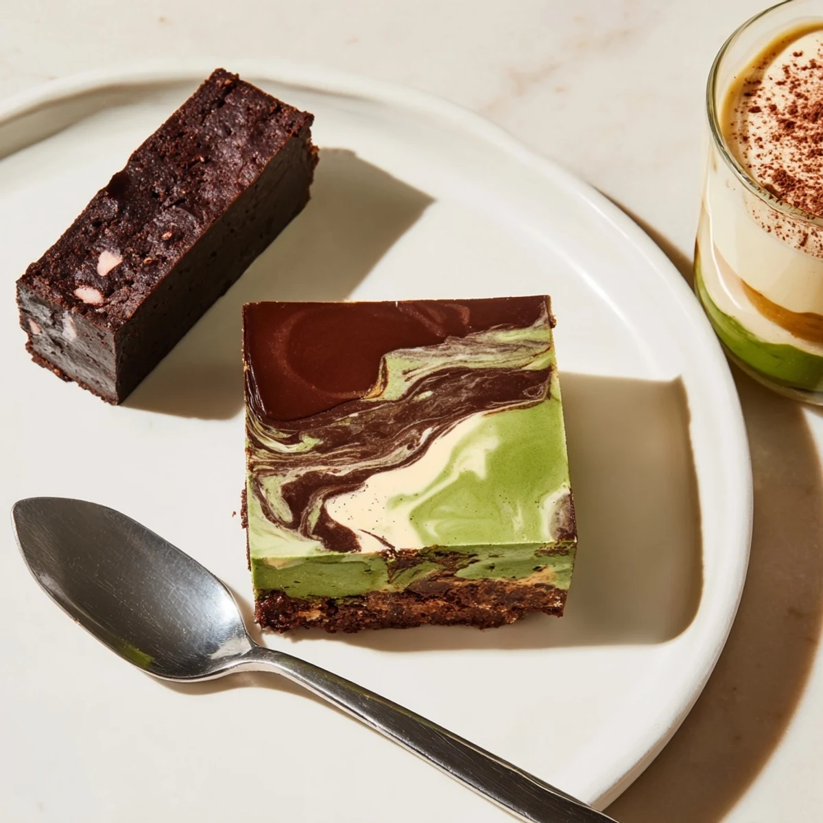 Creamy chai tiramisu layered in elegant cups, offering a delightful spice-forward dessert.  