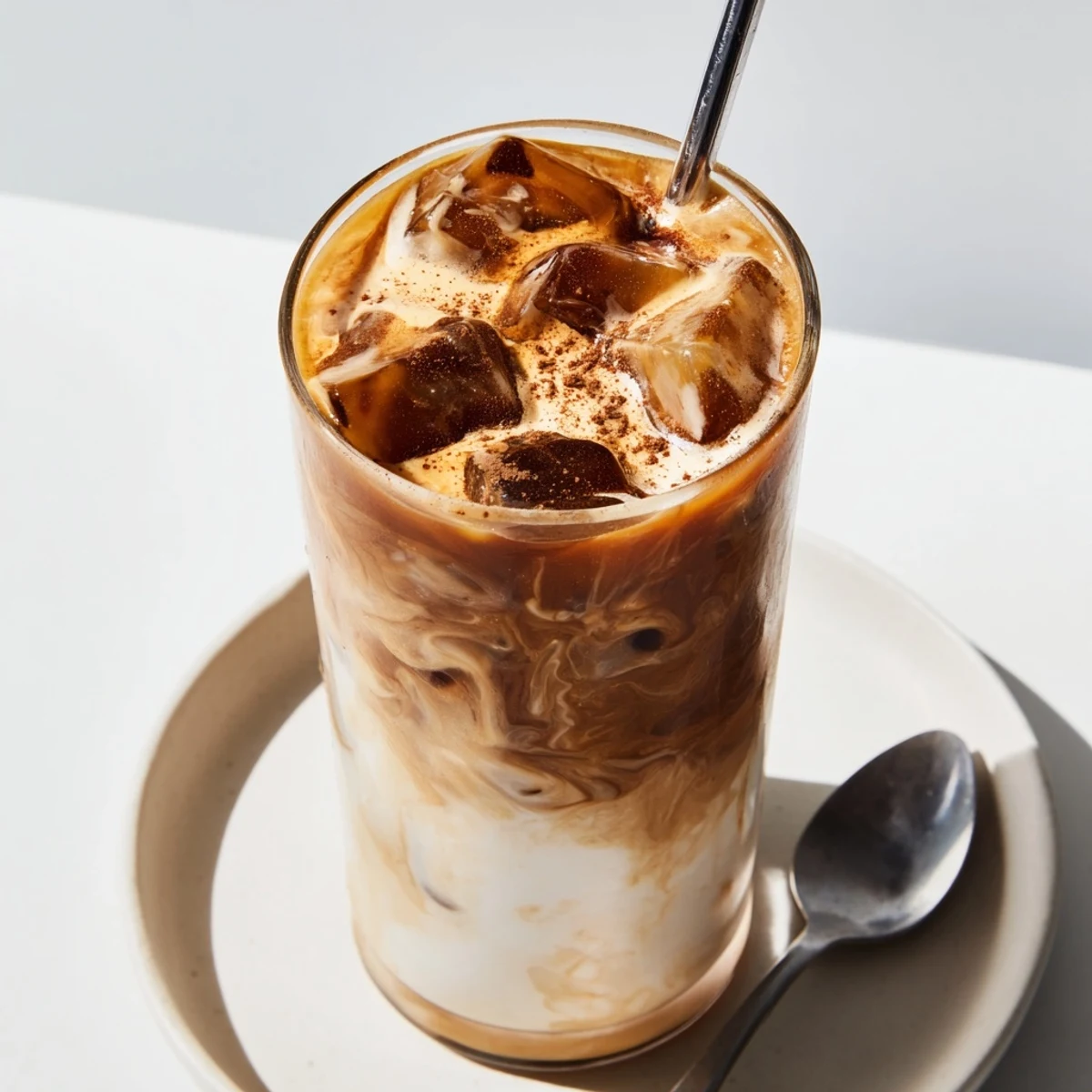Tahini Iced Coffee Maple
