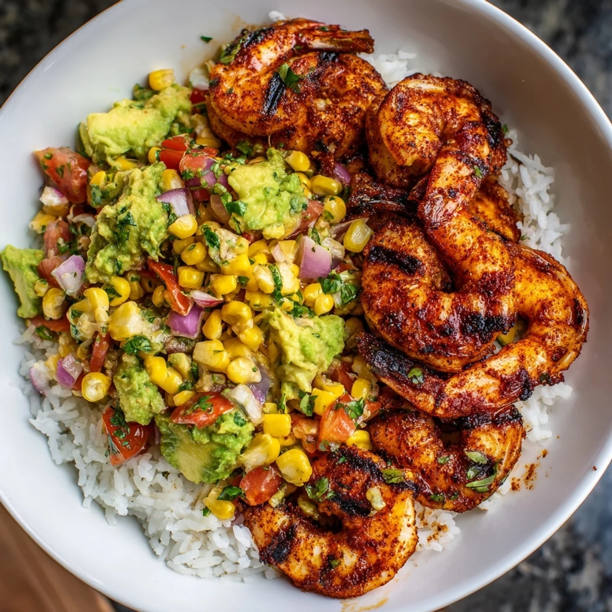 Easy Grilled Shrimp Bowl #90