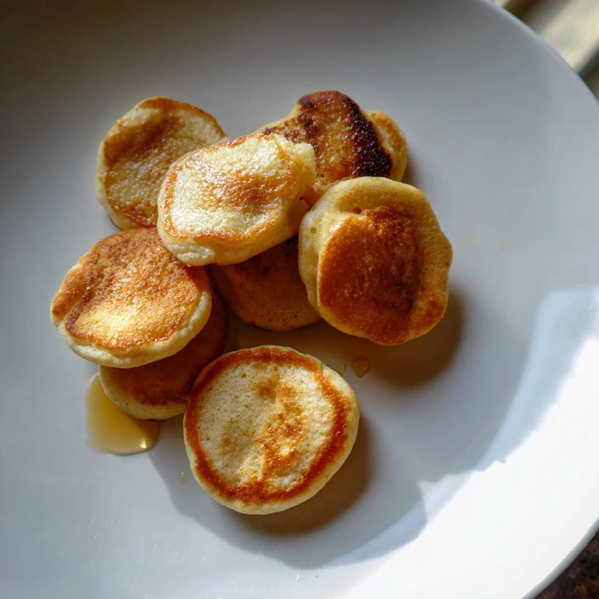 Miniature Pancakes Cereal Bites
