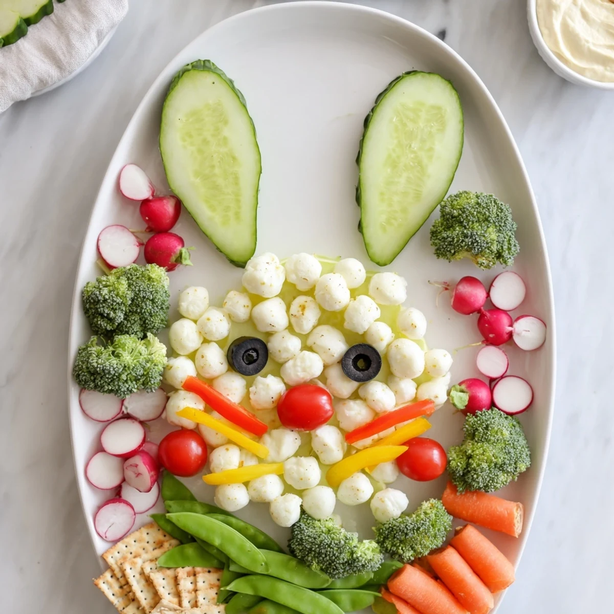 Easter Bunny Spring Platter