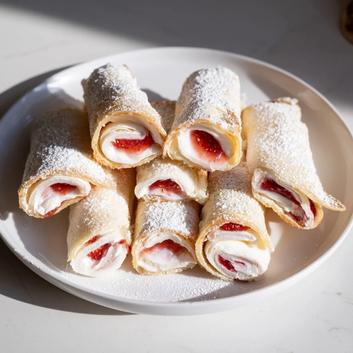 Serving suggestion: Enjoy these easy Snow Angel Tortilla Wraps—a quick and delightful afternoon snack.