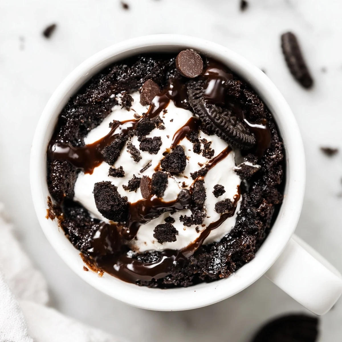 Oreo Mug Chocolate Cake