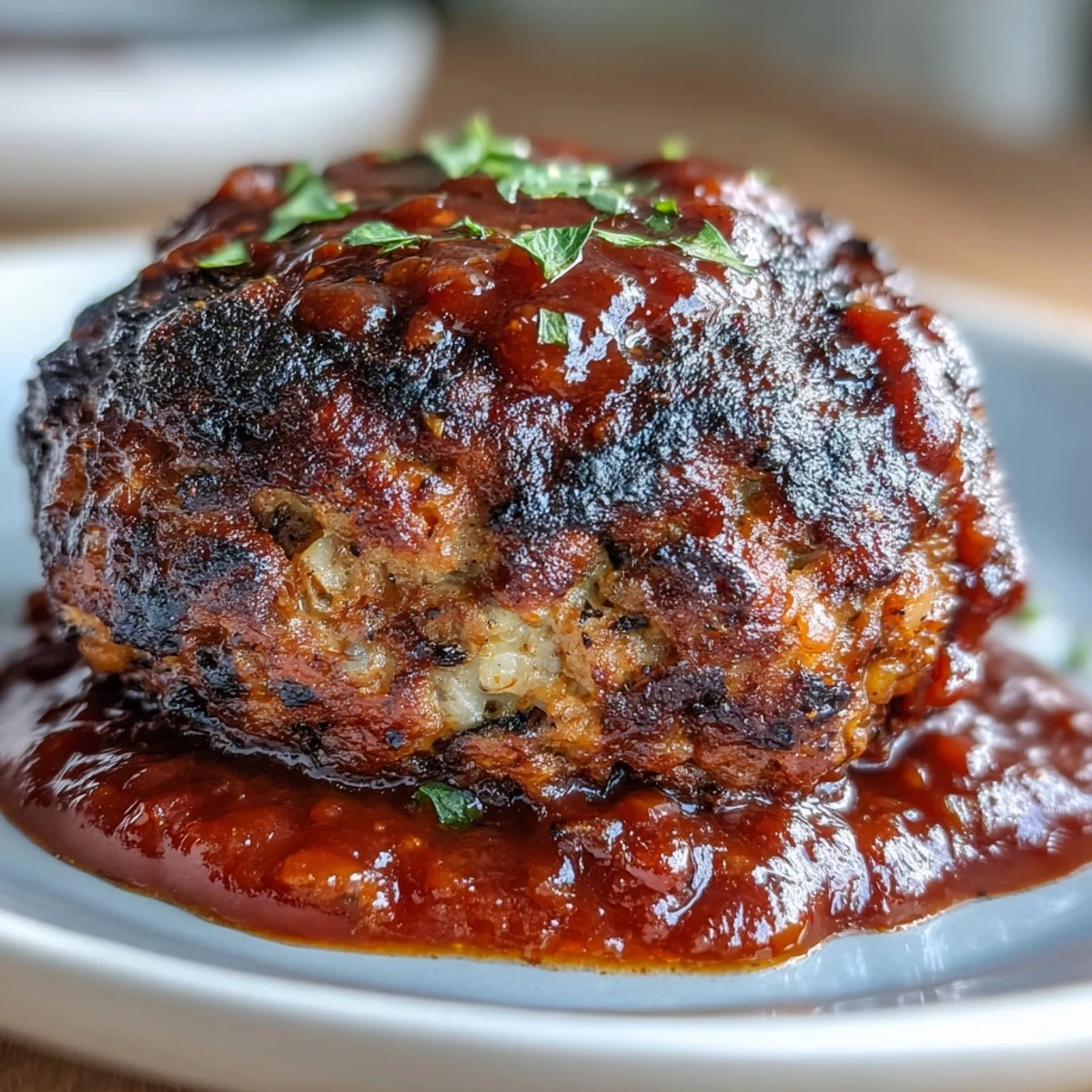 Hearty vegan lentil meatballs with smoky paprika simmered in rich marinara over fresh zucchini noodles.  
