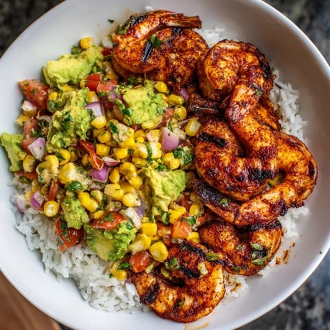 Easy Grilled Shrimp Bowl