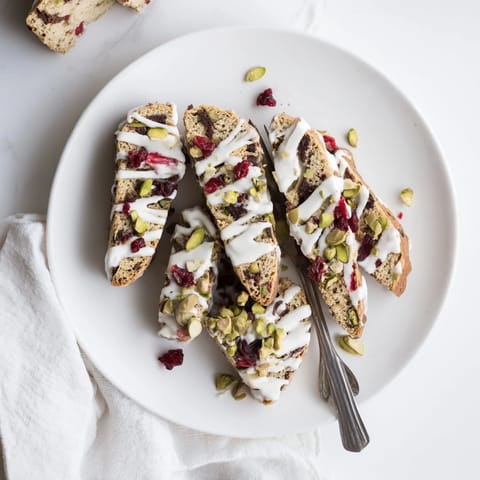 White Chocolate Cranberry Biscotti