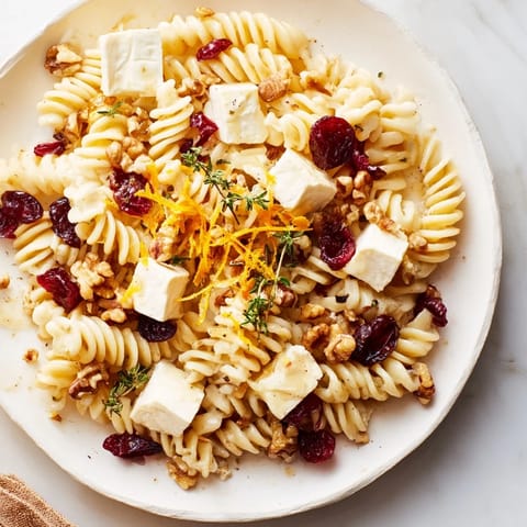Baked Brie Cranberry Pasta