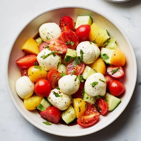 Holiday Chopped Caprese Salad