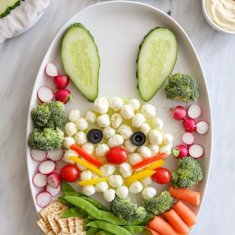 Easter Bunny Spring Platter