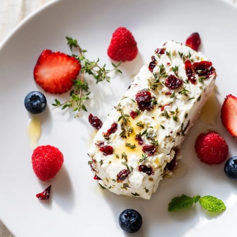 Cranberry Goat Cheese Log