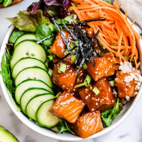 Poke Bowl Salmon Tuna