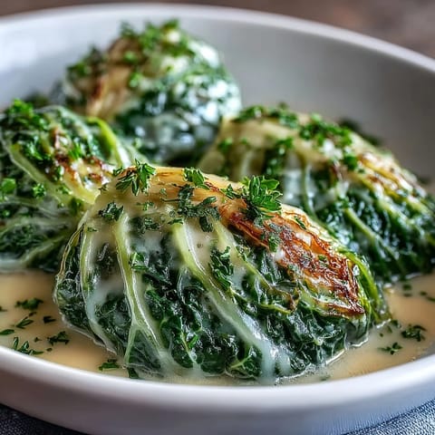 Herby Cabbage in Parmesan Broth