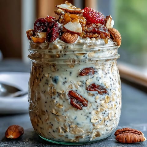 Healthy Easy Overnight Oats