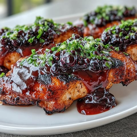 Vibrant Fricy Blackberry Jalapeño BBQ Sauce shimmering, ready for summer grilling.