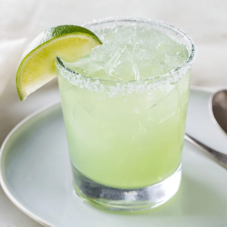 Making a classic margarita: shaking tequila, lime, and triple sec with ice vigorously.