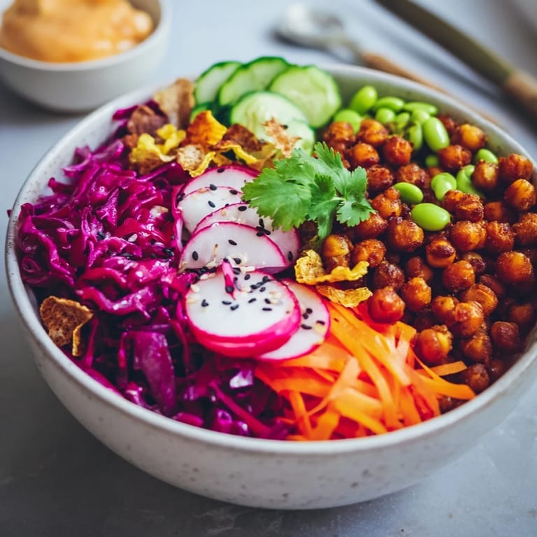 Colorful ASMR Crunch Snack Bowls showcasing layers of textures and flavors for a delightful bite.  
