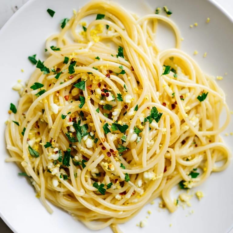 Steaming bowl of Garlic Butter Noodles, topped with fresh parsley and Parmesan cheese, a comforting classic.
